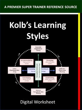 Preview of Learning Styles Worksheet