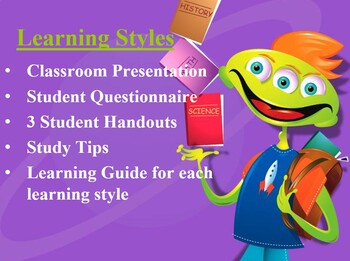 Preview of Learning Styles Activity and Handouts