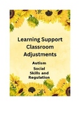 Learning Support school adjustments: Autism - Social Skill