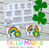 Learning Tally Marks - St. Patrick's March Task Cards