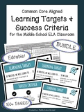 Learning Targets and Success Criteria | Reading & Writing 