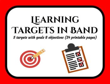 Preview of Learning Targets in Band (Curriculum)