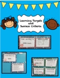 Learning Targets with Success Criteria