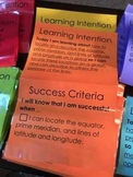 Learning Targets with success criteria - 3rd grade Social 