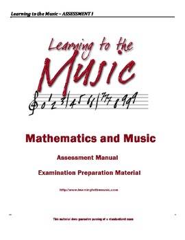 Preview of Learning To The Music (Volume 1) - Workbook Assessment