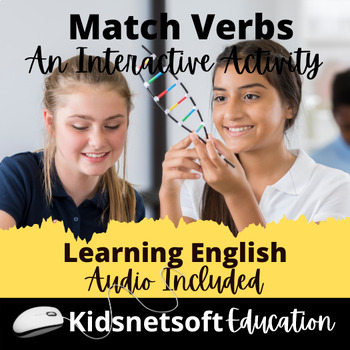 Preview of Learning Verbs a fun interactive lesson for English Language Learners