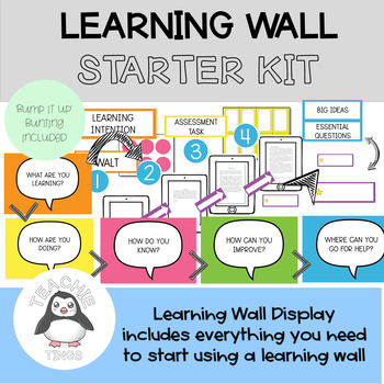 Preview of Learning Wall Starter Kit - Learning Intention and Success Criteria posters