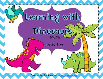 Preview of Learning With Dinosaurs! Math Unit