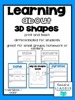 Preview of Learning about 3D Shapes