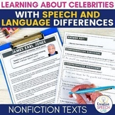 Learning About Celebrities with Speech/Language Difference