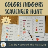Learning about Colors - Indoor Scavenger Hunt for Early Learners