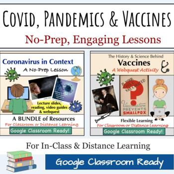 Preview of Covid, Pandemics & Vaccines | Google Classroom