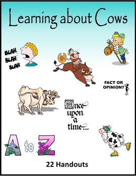 Preview of Learning about Cows - Farm Animals