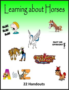 Preview of Learning about Horses - Farm Animals