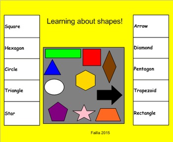 Preview of Learning about Shapes