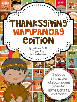 Preview of Learning about Thanksgiving- The Wampanoag Edition