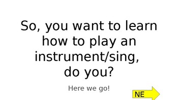 Preview of Learning an Instrument