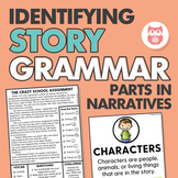 Learning and Identifying Story Grammar Parts in Narratives