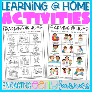 Preview of Learning at Home FREEBIE Home Resource For Parents
