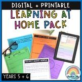 Learning at Home Pack - Year 5 - 6: Digital & Paper Versio