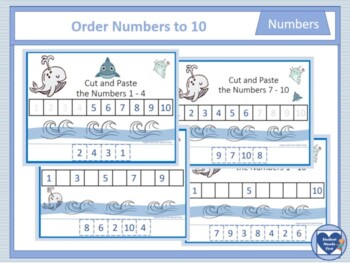 Preview of Scaffolded Learn My Numbers to 10 Activity