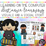 Learning on the Computer Visuals and Social Story | Print 