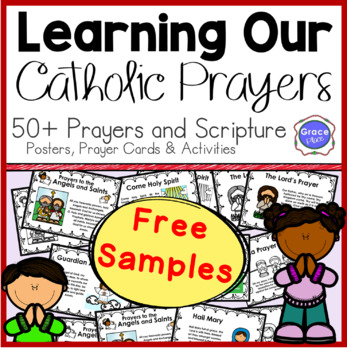 Preview of Learning our Catholic Prayers - FREE SAMPLES!