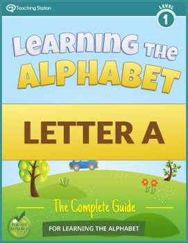 Learning the Alphabet Letter A Workbook {COLOR} by My Teaching Station