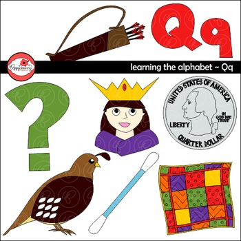 Learning the Alphabet - The Letter Q Clipart by ...