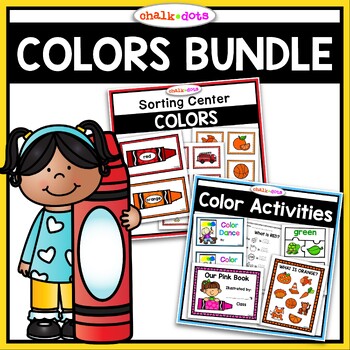 Preview of Learning the Colors BUNDLE - Color Sorting and Color Activities