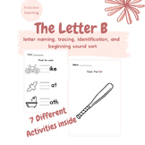 Learning the Letter B - Letter Identification - Beginning 