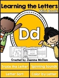 Learning the Letter D Mini Book