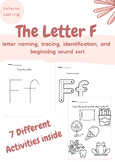 Learning the Letter F - Letter Identification - Beginning 