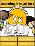 Learning the Letter X Mini Book