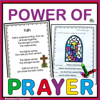 Preview of Ontario Catholic Religion Prayers with Lessons: Writing Worksheets | Art Project