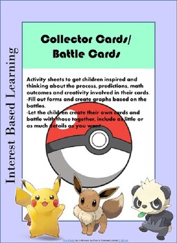 Preview of Learning through trading cards - Pokemon
