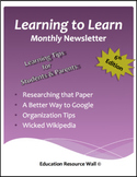 Learning to Learn Newsletter for Parents & Students - 6th Edition