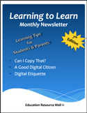 Learning to Learn Newsletter for Parents & Students - 7th Edition