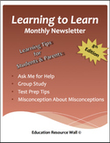 Learning to Learn Newsletter for Parents & Students - 8th Edition