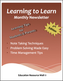 Learning to Learn Newsletter for Parents & Students - 2nd Edition