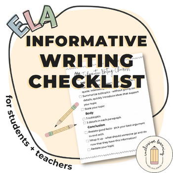 Preview of Learning to Proofread: Informative Writing Checklist