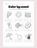 Color by Sound worksheet