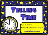 Learning to Tell Time SMART Notebook Lesson