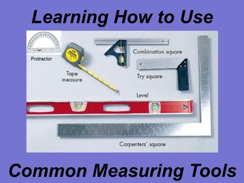 Preview of Learning to Use Common Measuring Tools