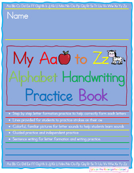 Preview of STROKES of Genius - Learn to Write Handwriting Book from Aa to Zz