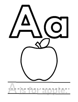 Preview of Learning with the Letter A