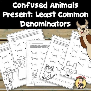 Preview of Least Common Denominator Worksheets