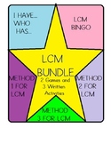 Least Common Multiple Bundle (LCM) - I have/Who has, Bingo