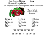 Least Common Multiple Christmas Math Activity: Message Decoder