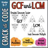 Least Common Multiple & Greatest Common Factor - GCF & LCM